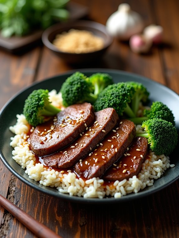 beef and broccoli stir fry