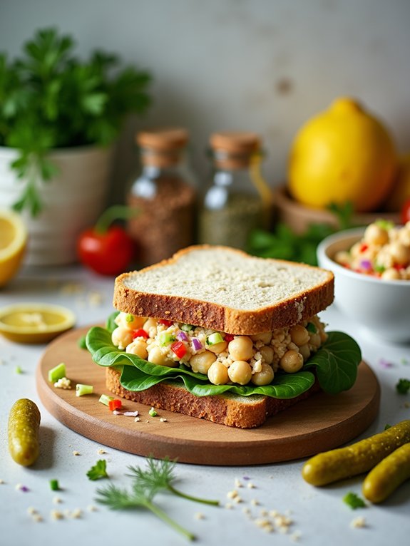 chickpea salad sandwich recipe