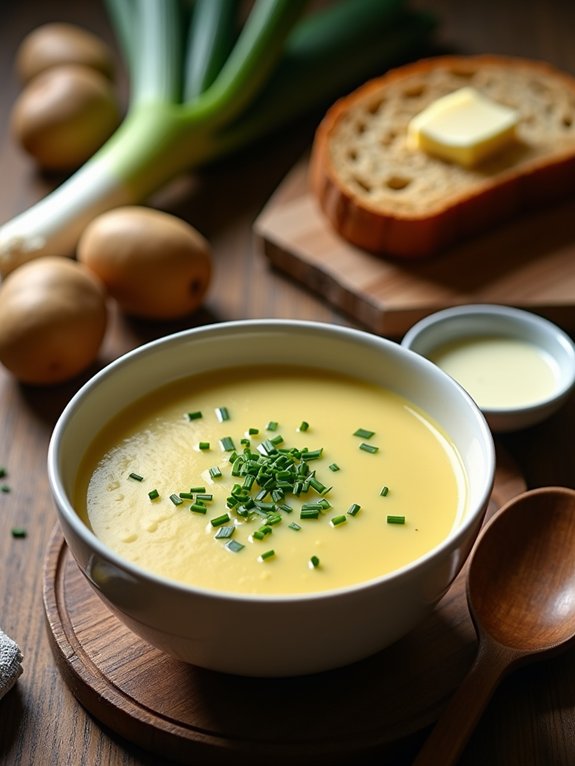 creamy potato leek soup