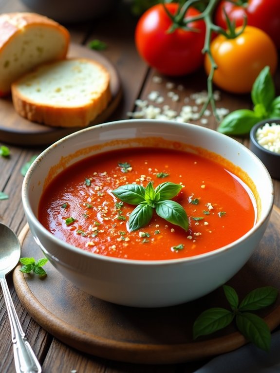 delicious creamy tomato soup