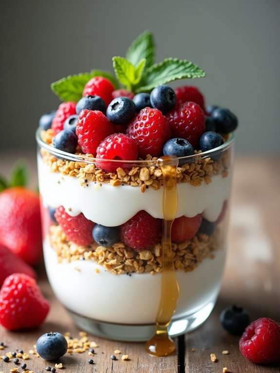 delicious greek yogurt parfait