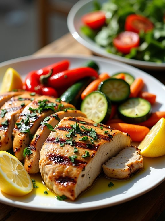 grilled chicken with lemon herbs