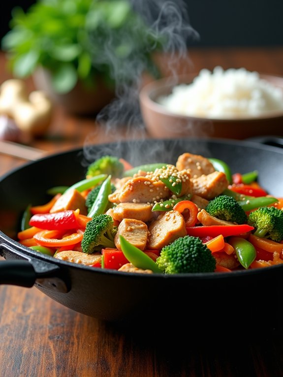 healthy chicken veggie dish