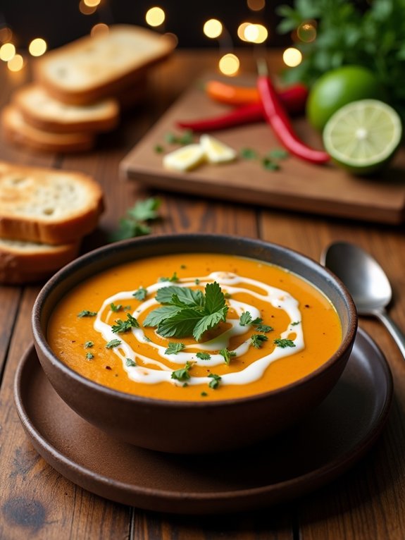 hearty cozy vegetarian soups