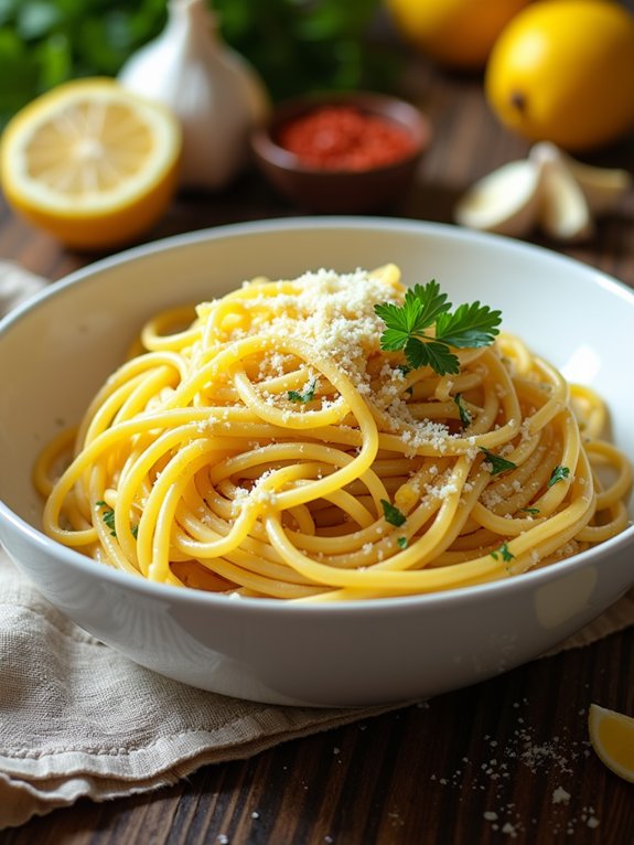 lemon garlic pasta recipe