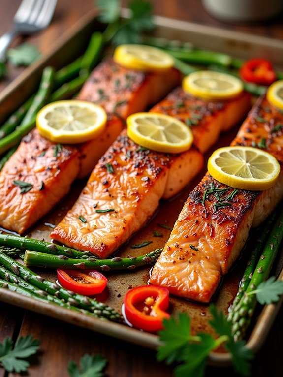 lemon infused salmon dinner recipe