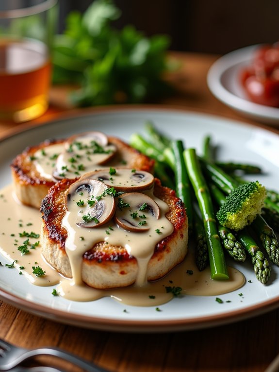 pork chops in mushroom sauce