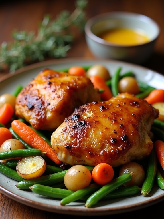 savory honey mustard chicken