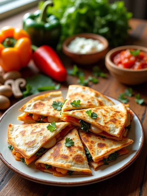 simple vegetarian quesadilla recipe