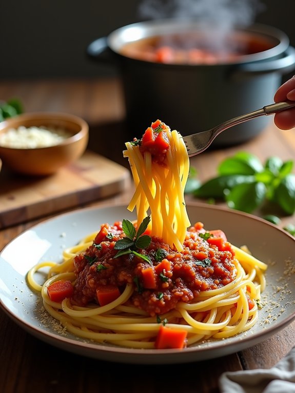 wholesome lentil pasta sauce