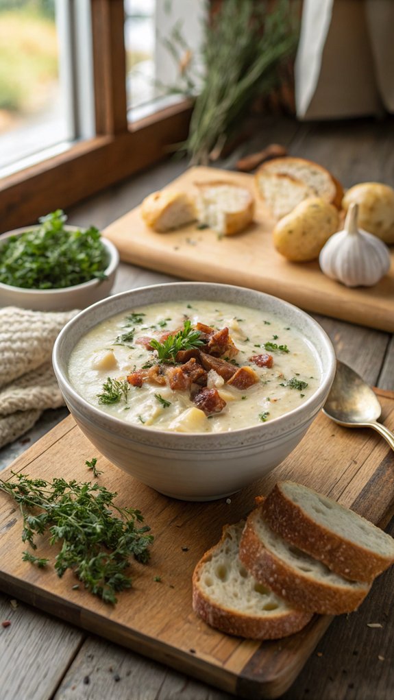 bacon infused creamy chowder