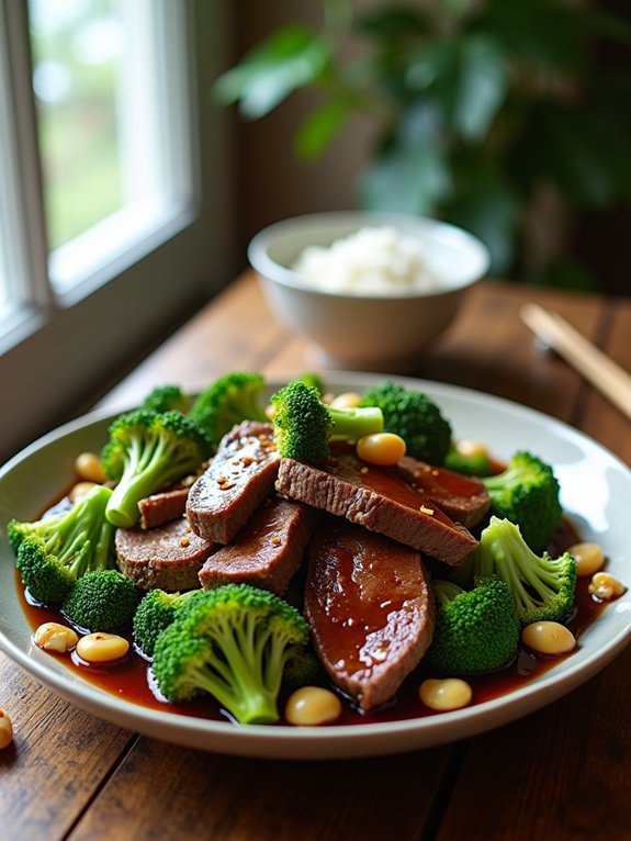 beef and broccoli dish