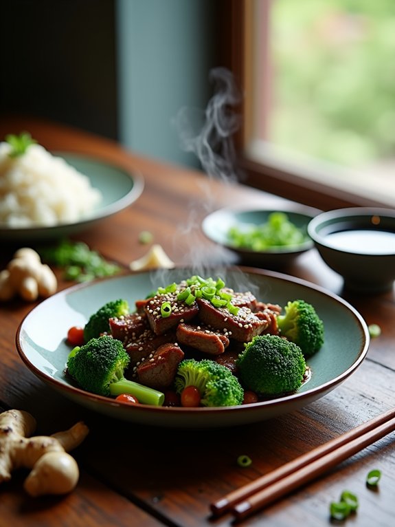 beef and broccoli stir fry