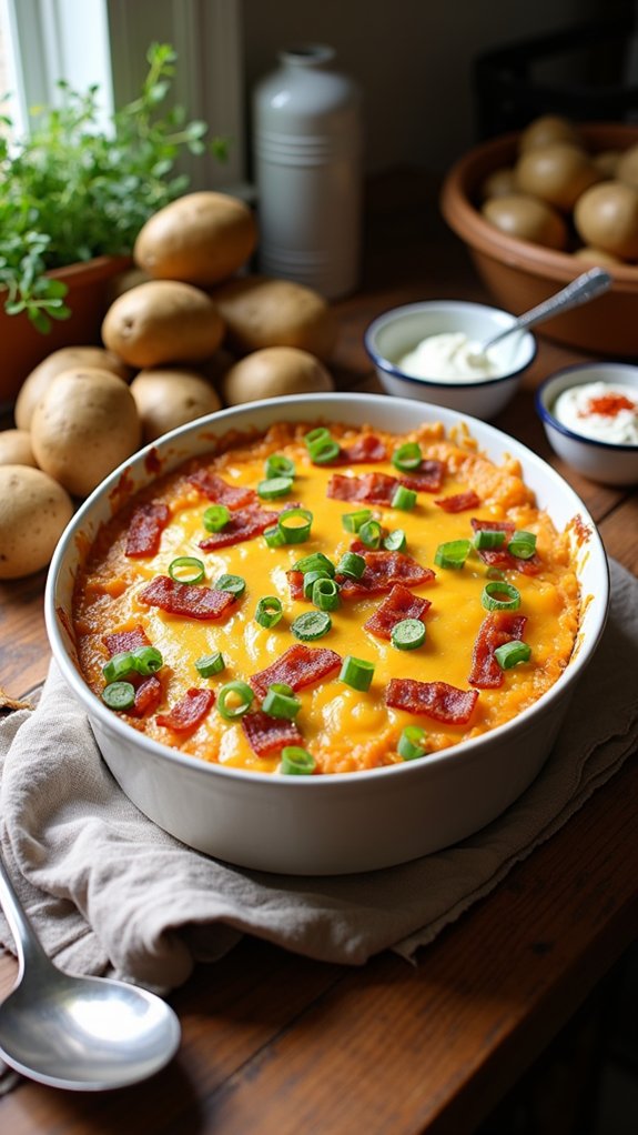 cheesy potato casserole delight