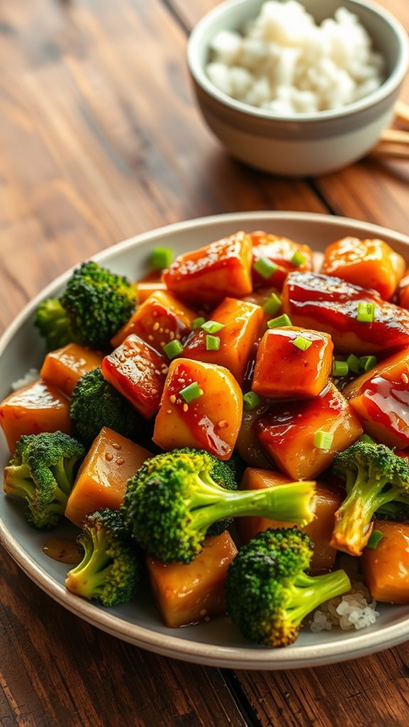 chicken and broccoli stir fry