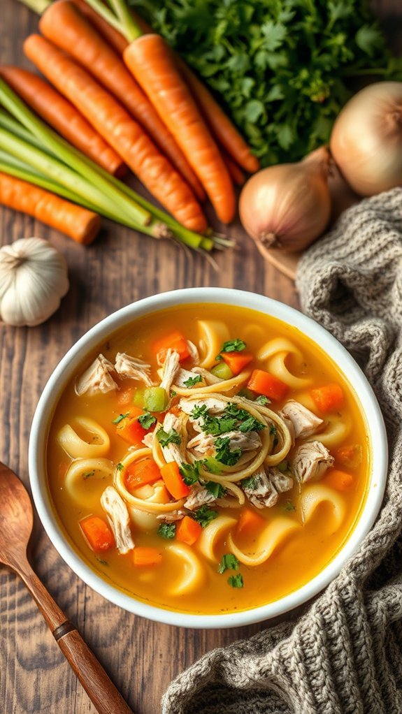 comforting homemade chicken soup