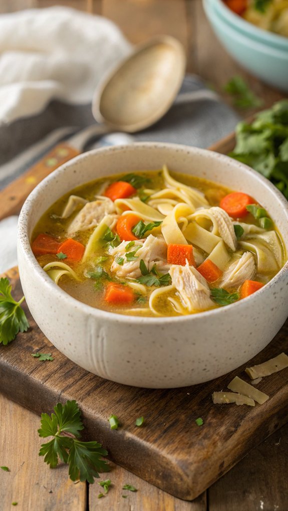 comforting homemade chicken soup