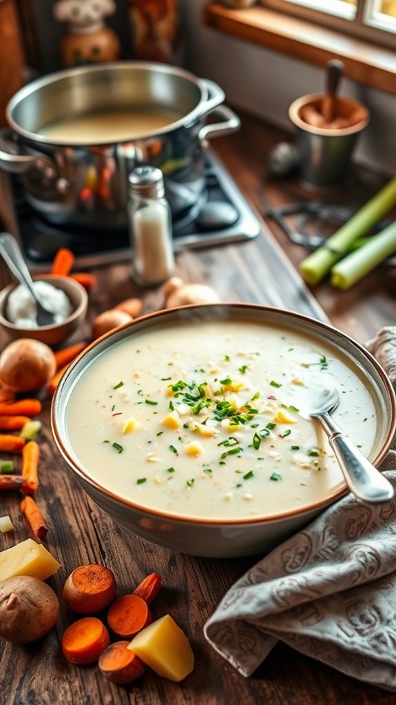 creamy hearty potato soup