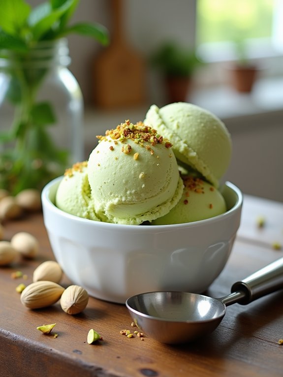 creamy pistachio dessert treat