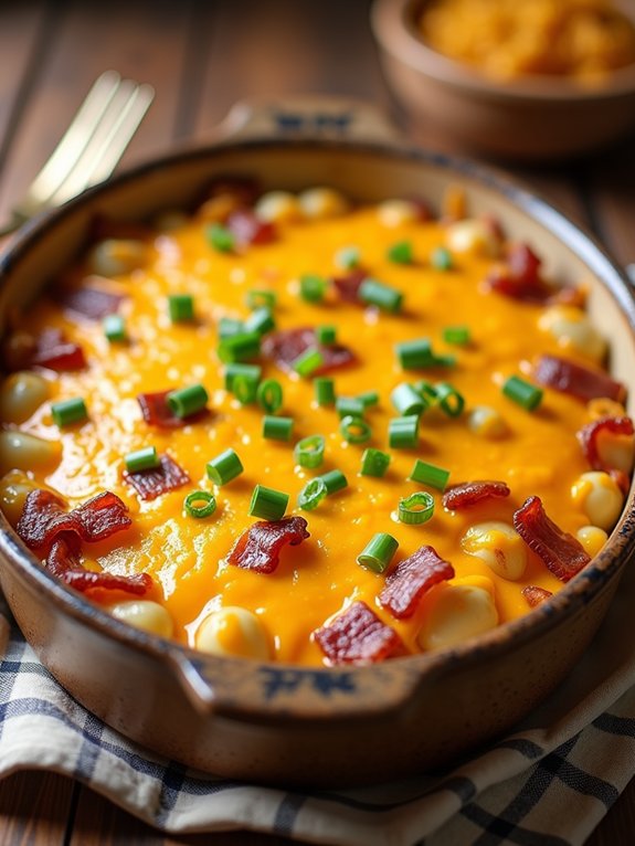 creamy potato bacon bake