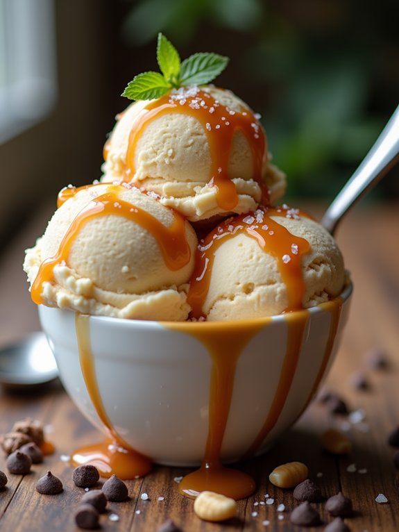 creamy salted caramel delight