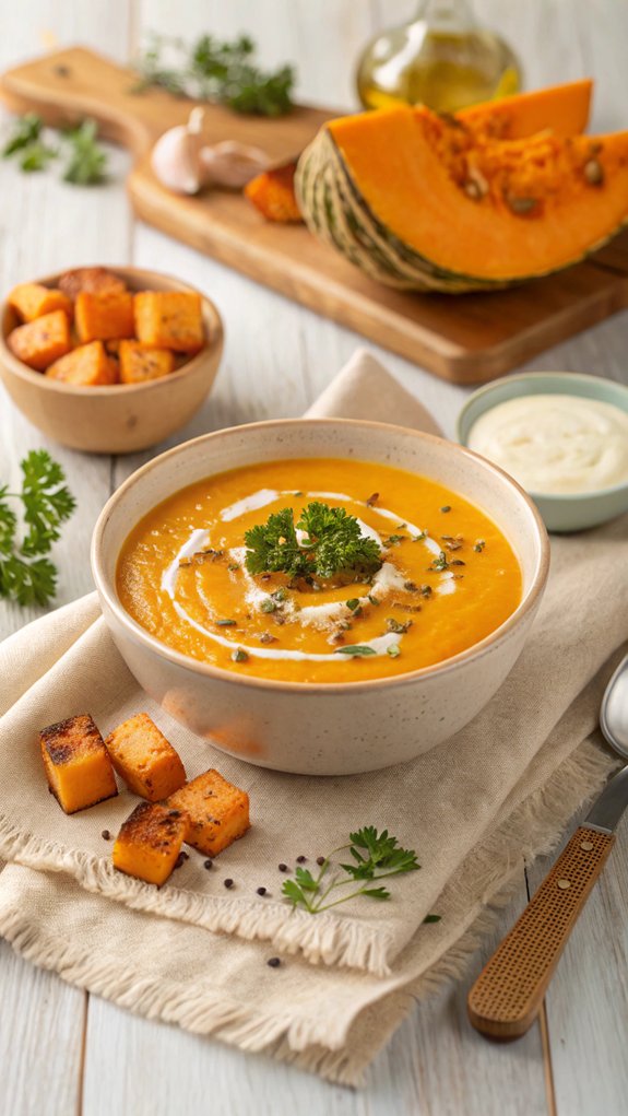 creamy squash soup recipe