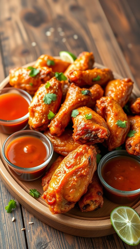 crispy air fryer wings