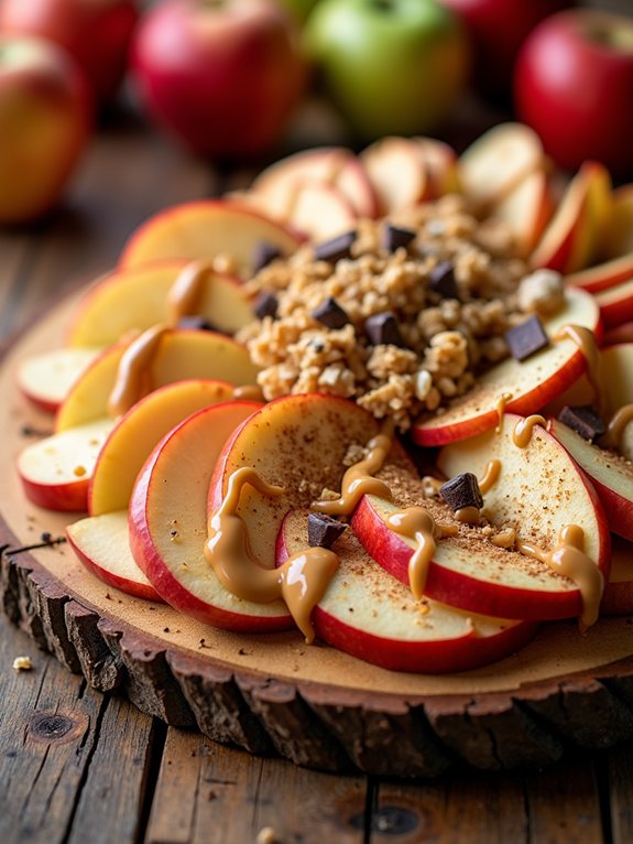 crispy apple dessert treat