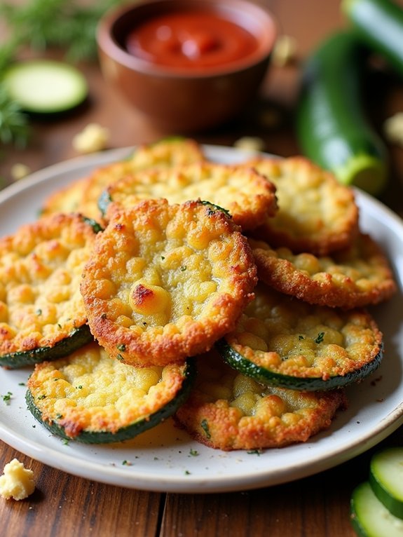 crispy baked zucchini fries