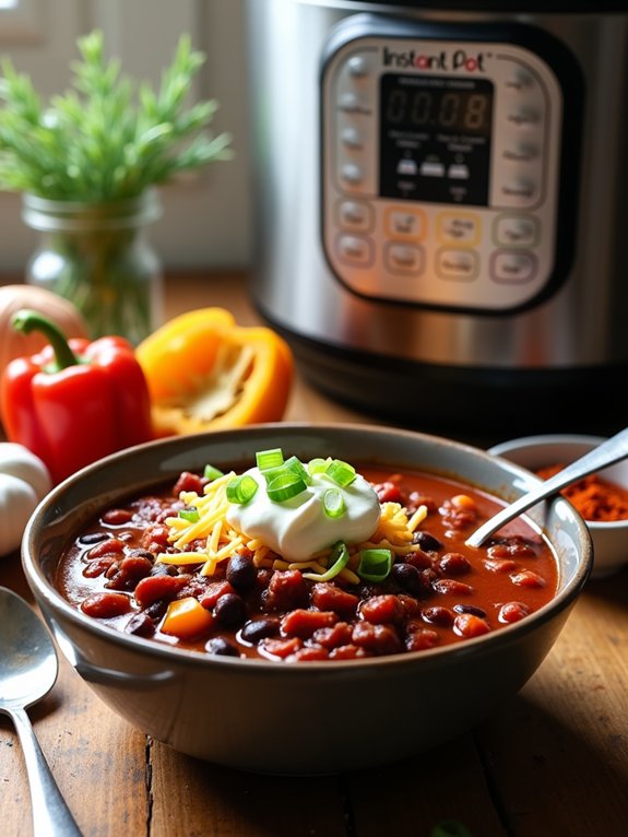 delicious and hearty chili