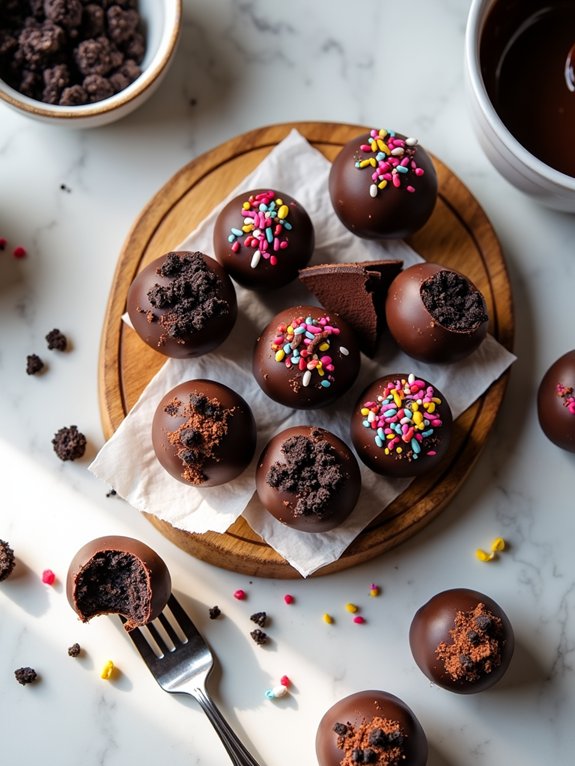 delicious chocolatey dessert bites