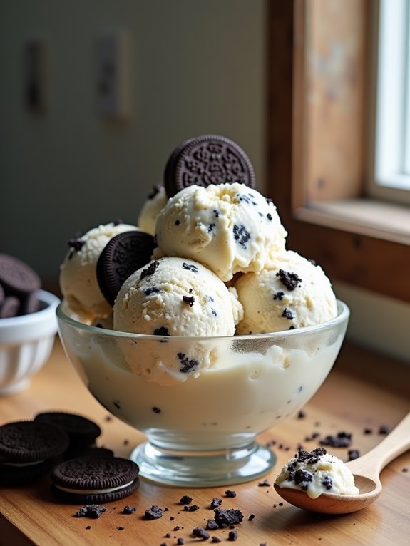 delicious cookies and cream