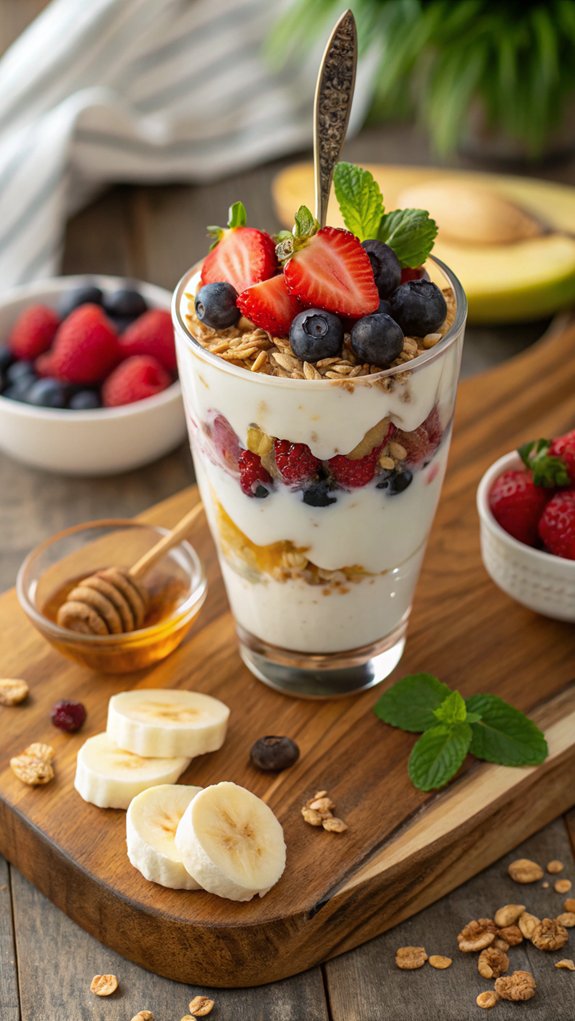 delicious greek yogurt parfait