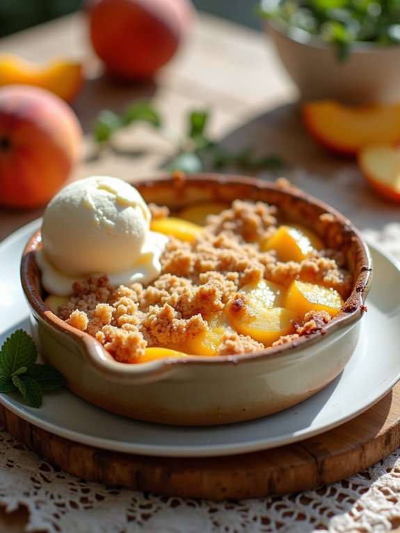 delicious peach dessert recipe