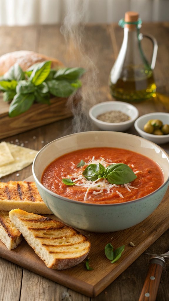 deliciously rich tomato soup