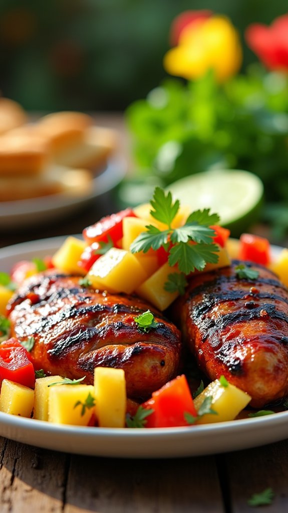 grilled chicken with pineapple