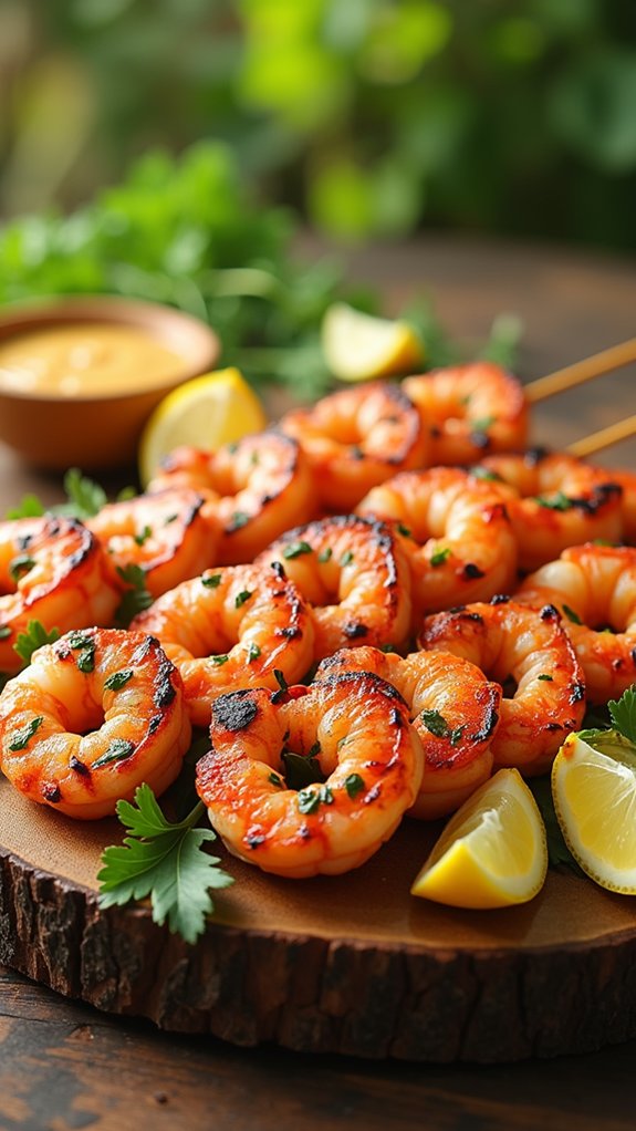 grilled shrimp with marinade