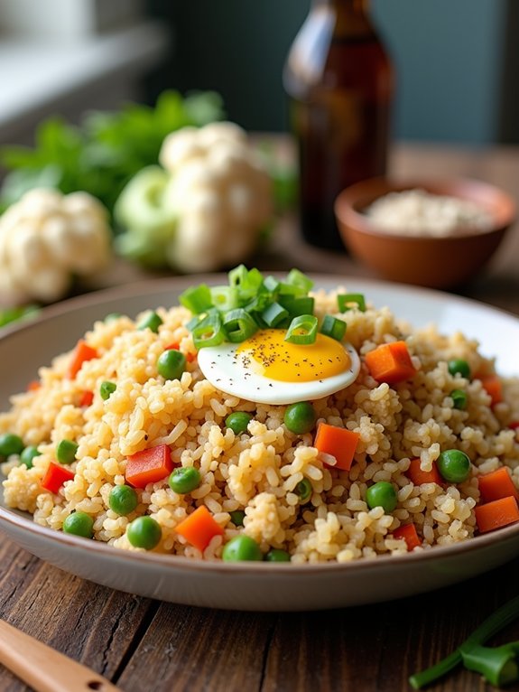 healthy cauliflower rice dish