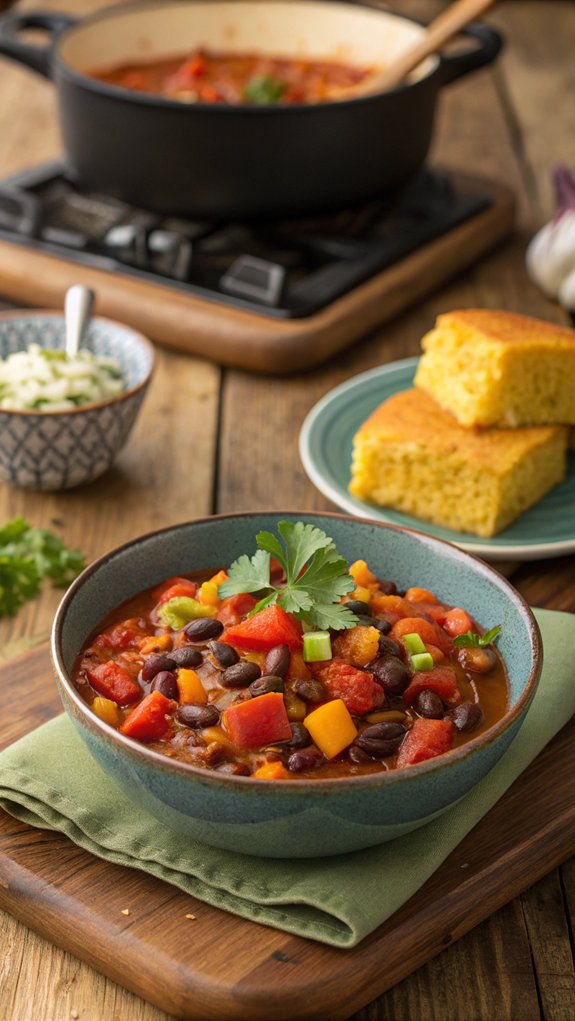 hearty and nutritious chili