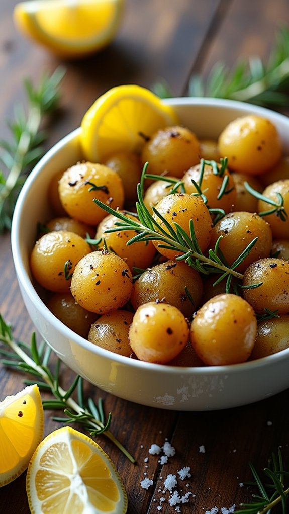 herb infused roasted potatoes