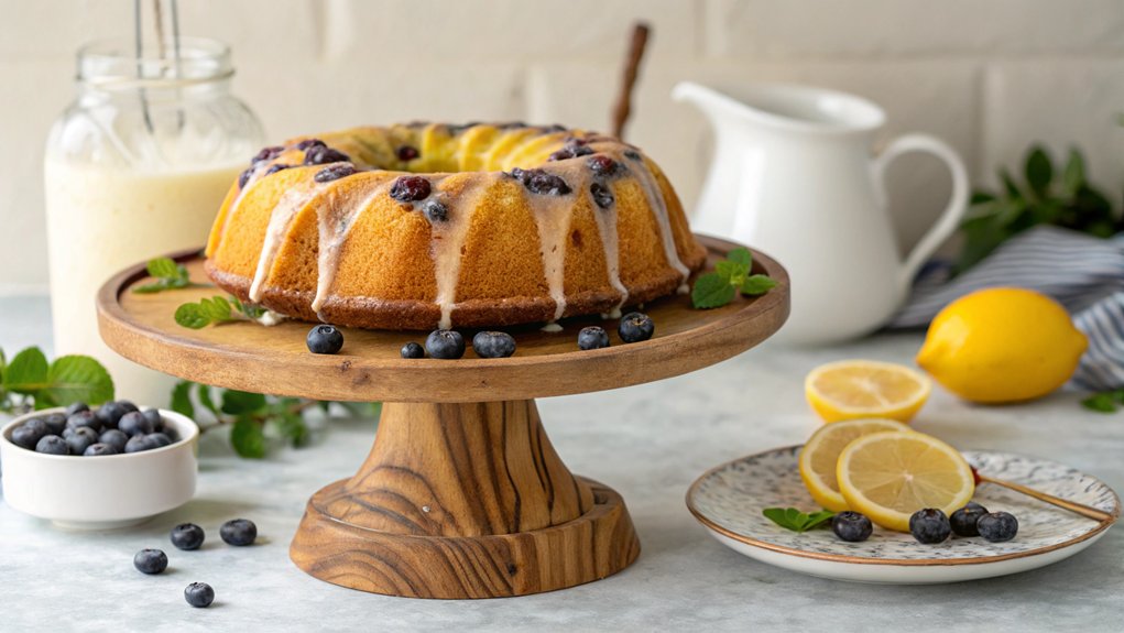 lemon blueberry flavored cake