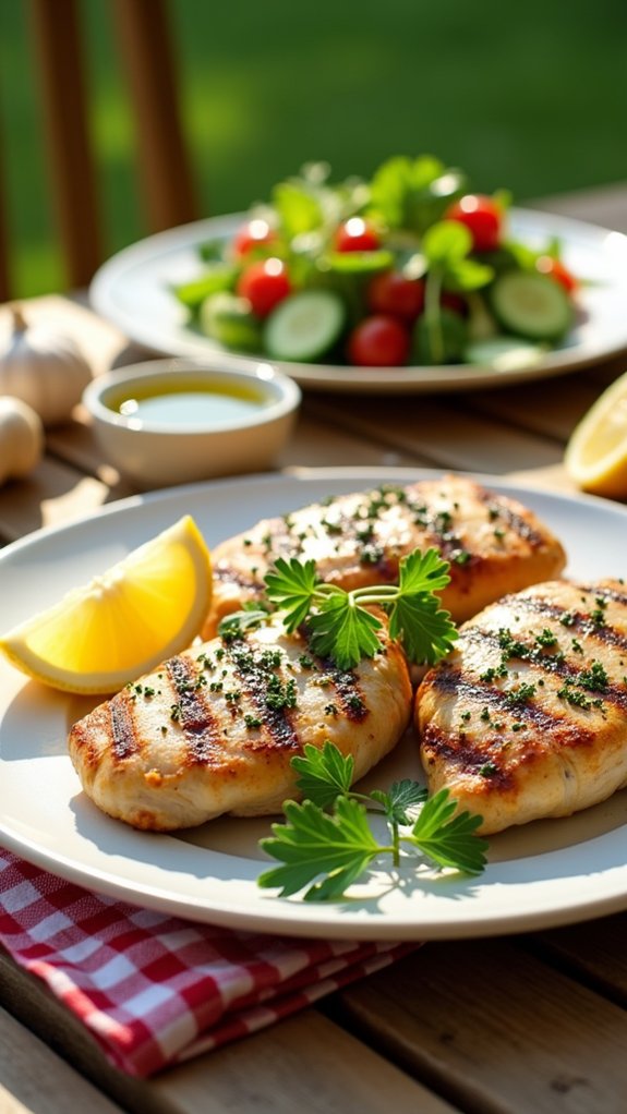 lemon herb marinated chicken