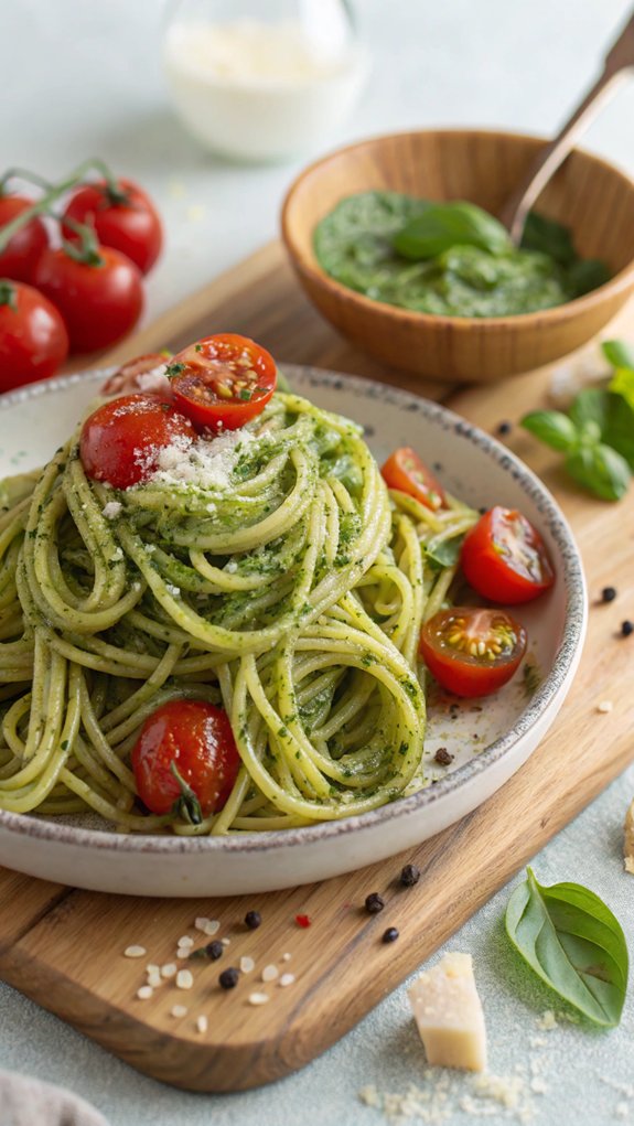 pasta with cherry tomatoes