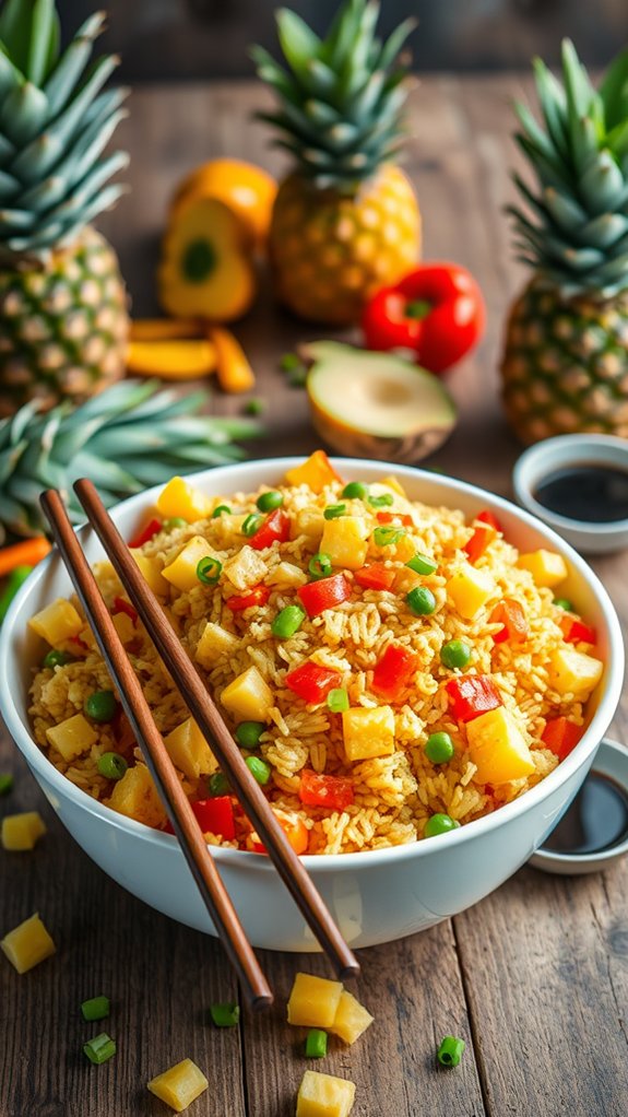 pineapple fried rice stir fry