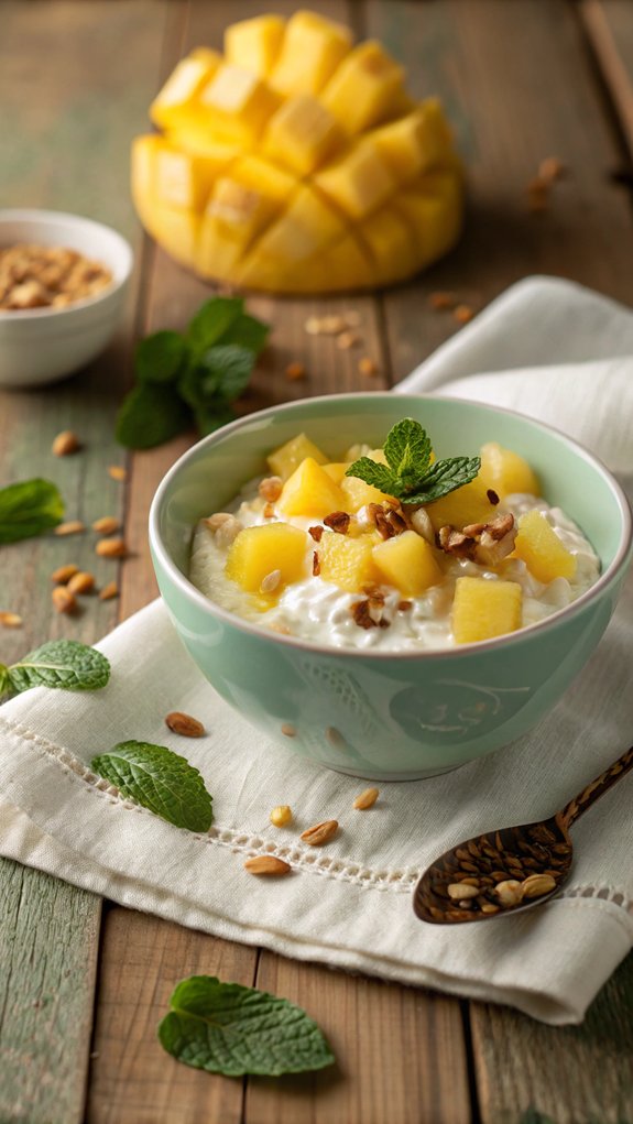 pineapple topped cottage cheese