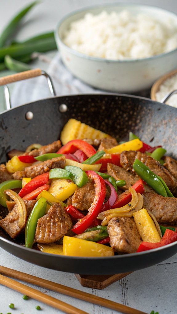 pork stir fry with pineapple