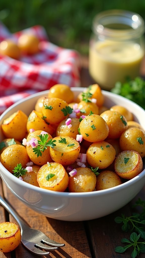 potato salad with dressing