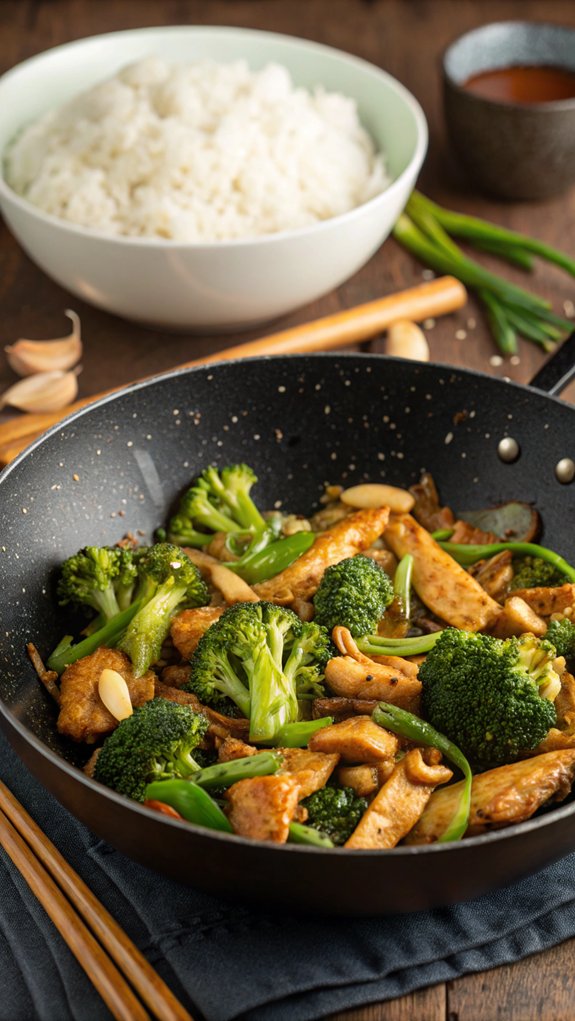 quick chicken and broccoli