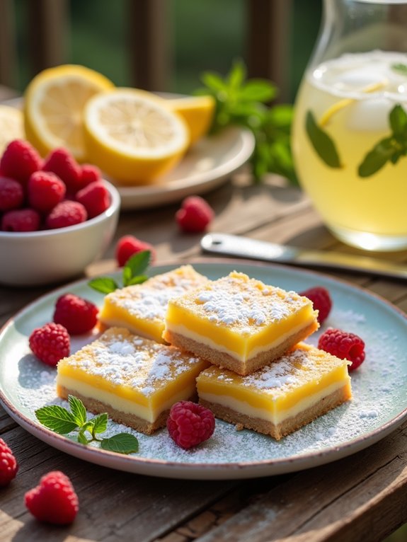 raspberry lemonade dessert bars