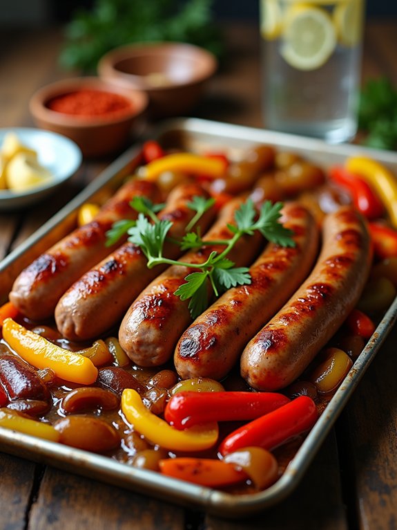 sausage and peppers dish